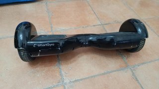 Hoverboard Negro con Bolso Azul y Cargador