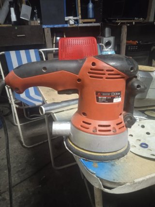 Lijadora orbital redonda 450W,