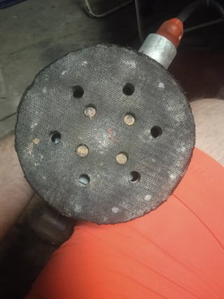 Lijadora orbital redonda 450W,