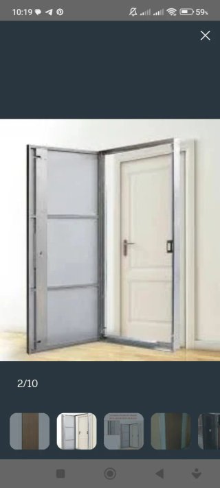 Puerta de seguridad hierro 0.81x210