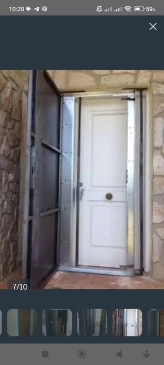 Puerta de seguridad hierro 0.81x210