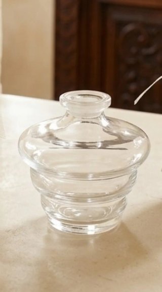 Piccoli Vasetti Decorativi in Vetro e Tessuto
