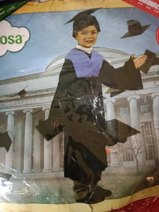 Conjunto de graduación infantil talla 7-9 años