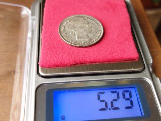 Moneda Plata 40 céntimos Escudo 1868 *18*68 Isabel