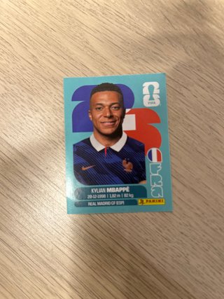 Carta Mbappé Panini Mundial 2026