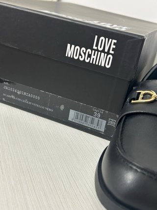 Mocasines Love Moschino negros