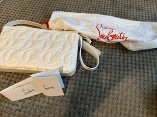 Borsa Christian Louboutin bianca