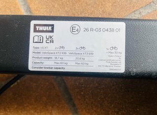 Portabicicletas Thule VeloSpace 3