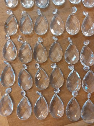 Lágrimas de cristal para lámpara araña