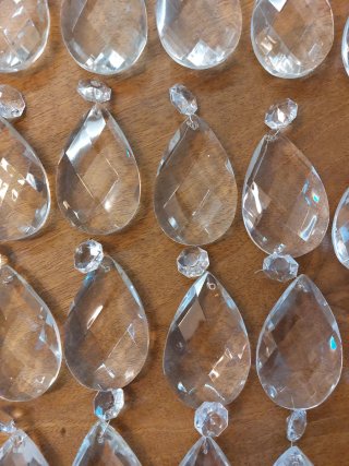 Lágrimas de cristal para lámpara araña