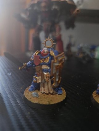 Bladeguard Veteranos + Capitán Warhammer