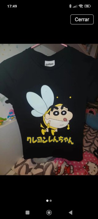 Camiseta Shin Chan Abeja Negra, Breska