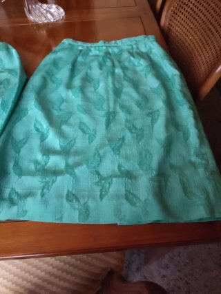 Chaqueta Traje Mujer Verde Azulado
