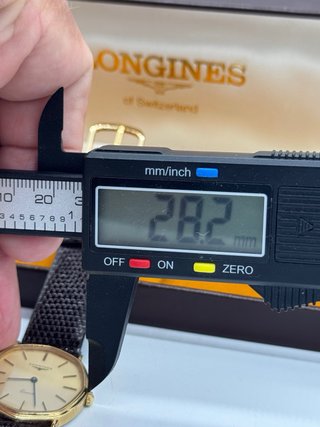 Reloj Longines Cuarzo Dorado Correa Marrón