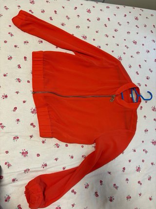 Blusa Michael Kors Naranja Manga Larga
