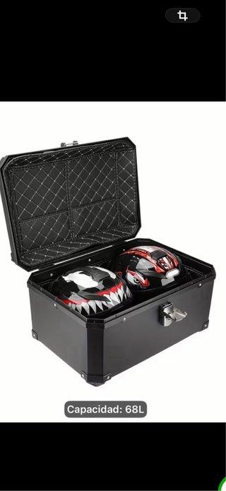 Baúl Top Case Moto Negro
