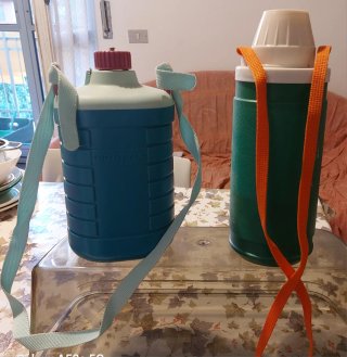 Set 2 Borracce Vintage Nuove da 1 litro