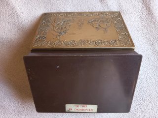 Caja Joyero Grabada Barcos Vintage