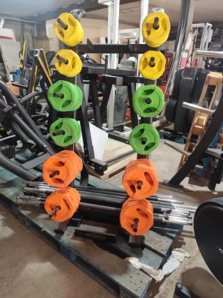 Equipp  de pesas body pump Para 9 personas