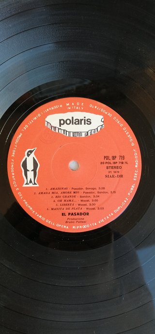Vinile 33 Giri El Pasador - Il Meglio De