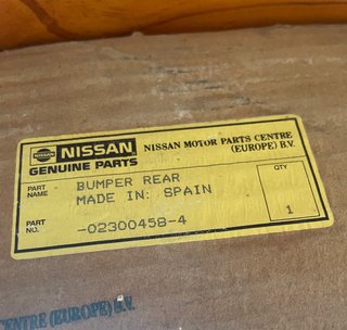 Paragolpes Trasero Nissan Original - Made in Spain