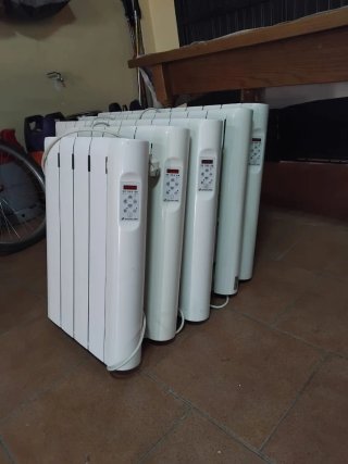 5 Radiadores bajo consumo gel azul Haverland
