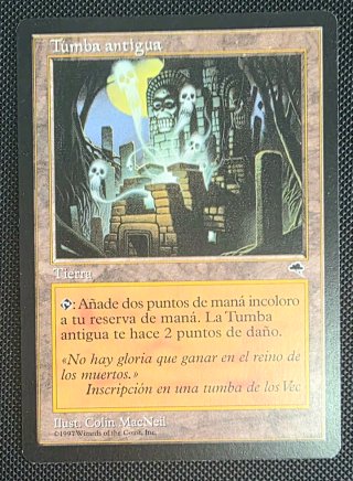 Tumba Antigua MTG Carta Tierra