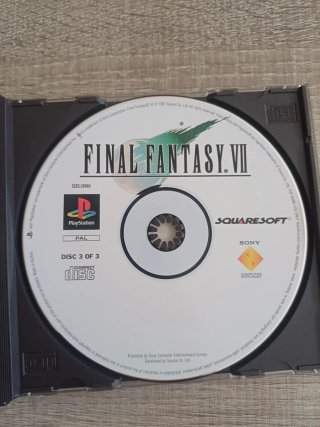 Final Fantasy VII PlayStation 1 PAL