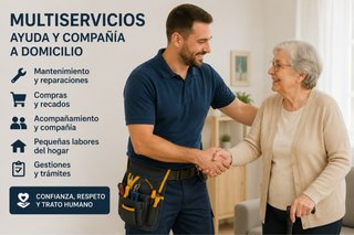Multiservicios y ayuda personal a domicilio