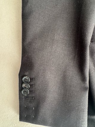 Traje Zara Hombre Negro Talla M