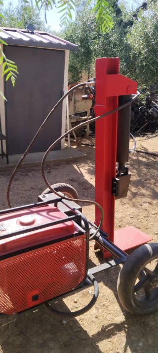 Astilladora de leña de gasolina