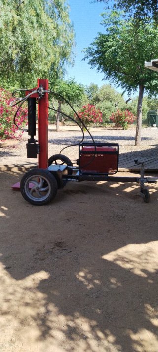 Astilladora de leña de gasolina