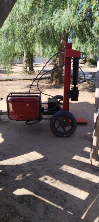 Astilladora de leña de gasolina