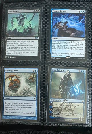 Elemental de Espinas MTG Carta Firmada