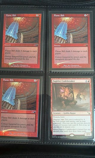 Elemental de Espinas MTG Carta Firmada