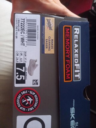 Skechers Work Talla 37.5 Blancas