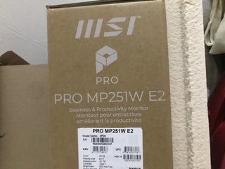 Monitor MSI Blanco/Gris