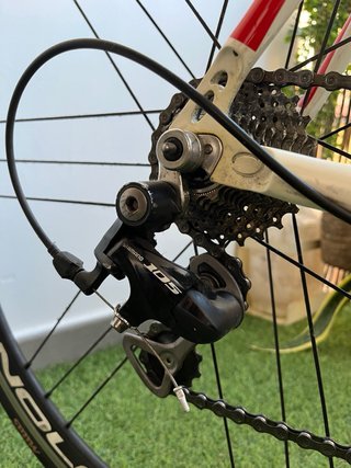 Bicicleta Carretera Orbea Aqua Blanca/Roja talla56