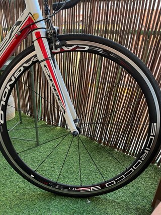 Bicicleta Carretera Orbea Aqua Blanca/Roja talla56