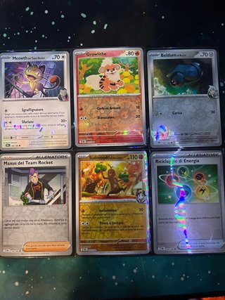 Cartas Pokémon Italianas (Lote) destined rivals