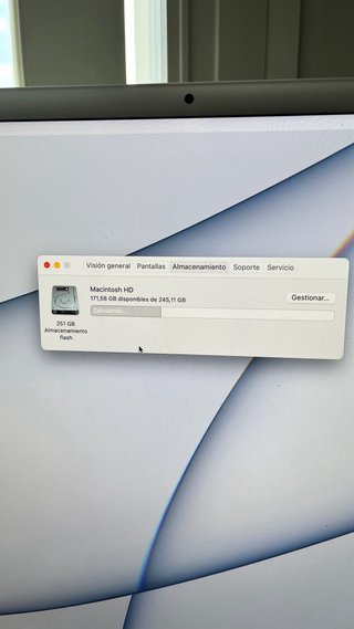 iMac Apple Plata/Blanco Seminuevo