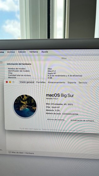 iMac Apple Plata/Blanco Seminuevo