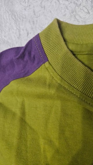 Camiseta Adolfo Domínguez verde y morada