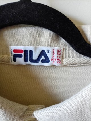 Polo Vintage FILA Beige - L/XL (90s)