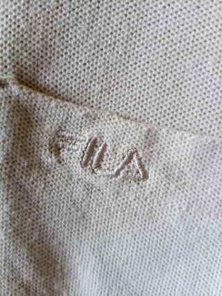 Polo Vintage FILA Beige - L/XL (90s)
