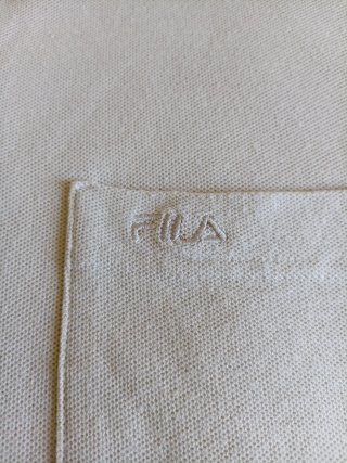 Polo Vintage FILA Beige - L/XL (90s)