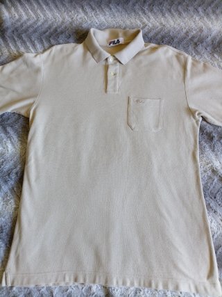 Polo Vintage FILA Beige - L/XL (90s)