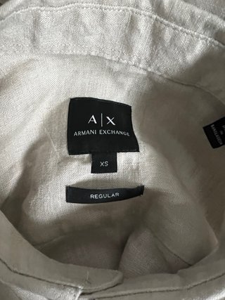 Camicia Armani Exchange Lino Beige XS/S