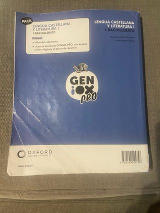Libro lengua castellana 1º bachillerato