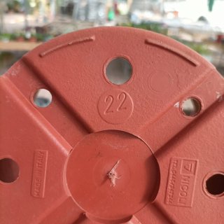 Set 10 Vasi Plastica Rotondi ø22